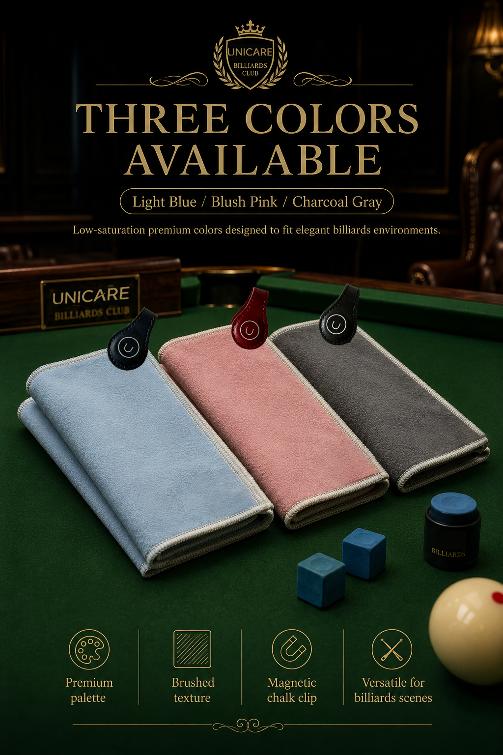 Unicare Magnetic Towel with Chalk Mini Pro