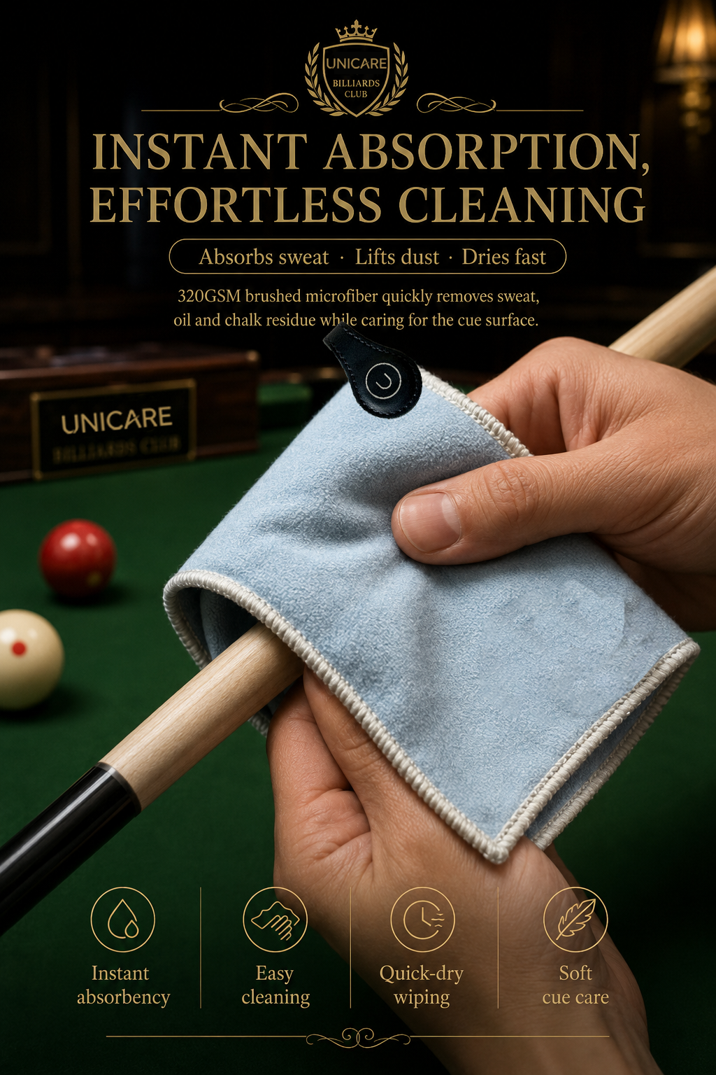 Unicare Magnetic Towel with Chalk Mini Pro