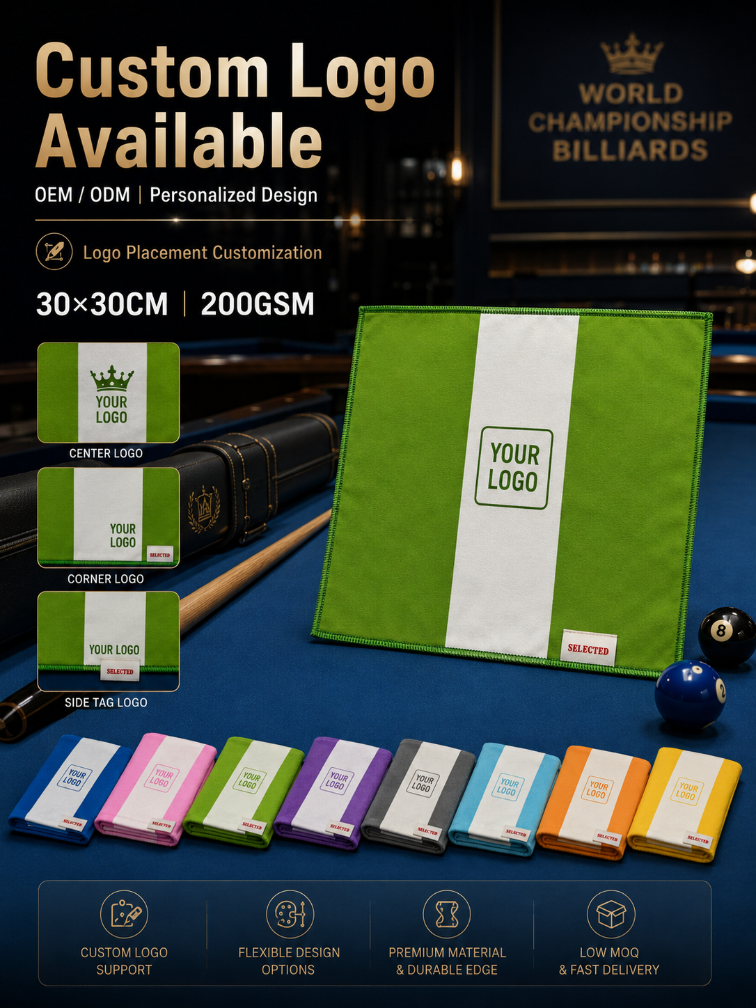 Unicare Quick Dry Cue Towel Grace