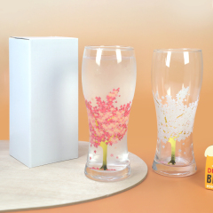 Printed Color Changing Cold 450Ml Glassware Cup Drink 16Oz Pint Glass Beer Glasses