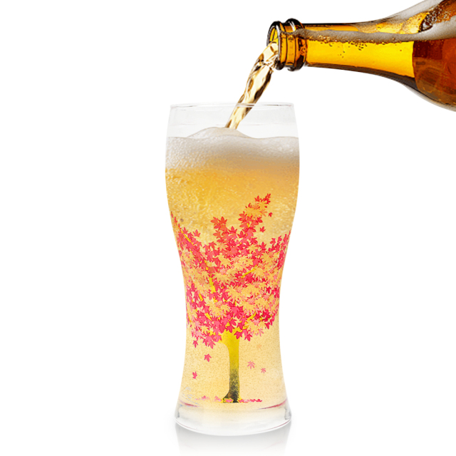 Printed Color Changing Cold 450Ml Glassware Cup Drink 16Oz Pint Glass Beer Glasses