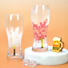 Printed Color Changing Cold 450Ml Glassware Cup Drink 16Oz Pint Glass Beer Glasses