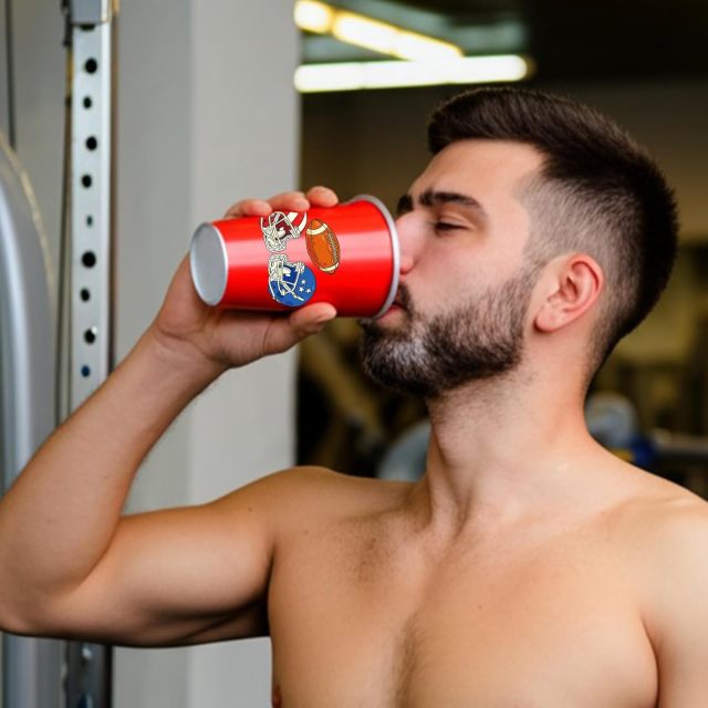 16oz Red Blue Cold Activated Color Changing Aluminum Cups