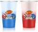 16oz Red Blue Cold Activated Color Changing Aluminum Cups