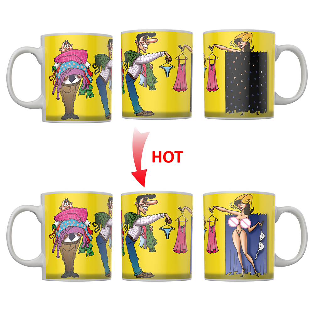 Corporate Branded Heat Reveal Mugs Bulk