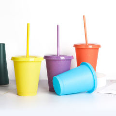 Wholesale 16oz Color Changing Confetti Cup | Custom PP Plastic Cold Cups Factory