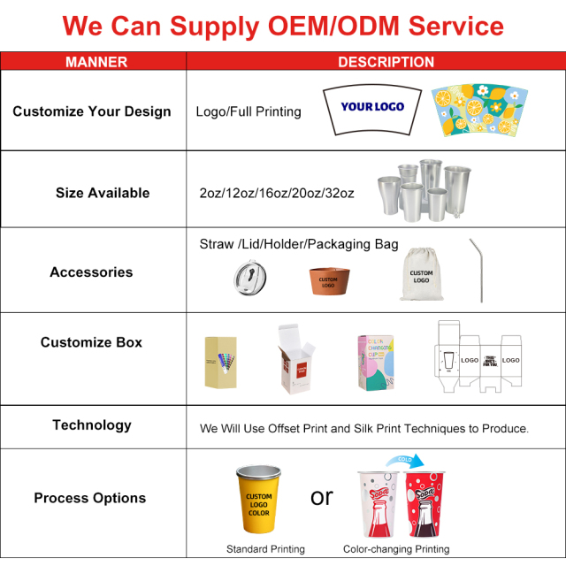 Wholesale Color Changing Aluminum Cup | Custom Logo Reusable Metal Party Cup