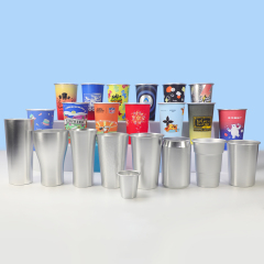 Wholesale Color Changing Aluminum Cup | Custom Logo Reusable Metal Party Cup