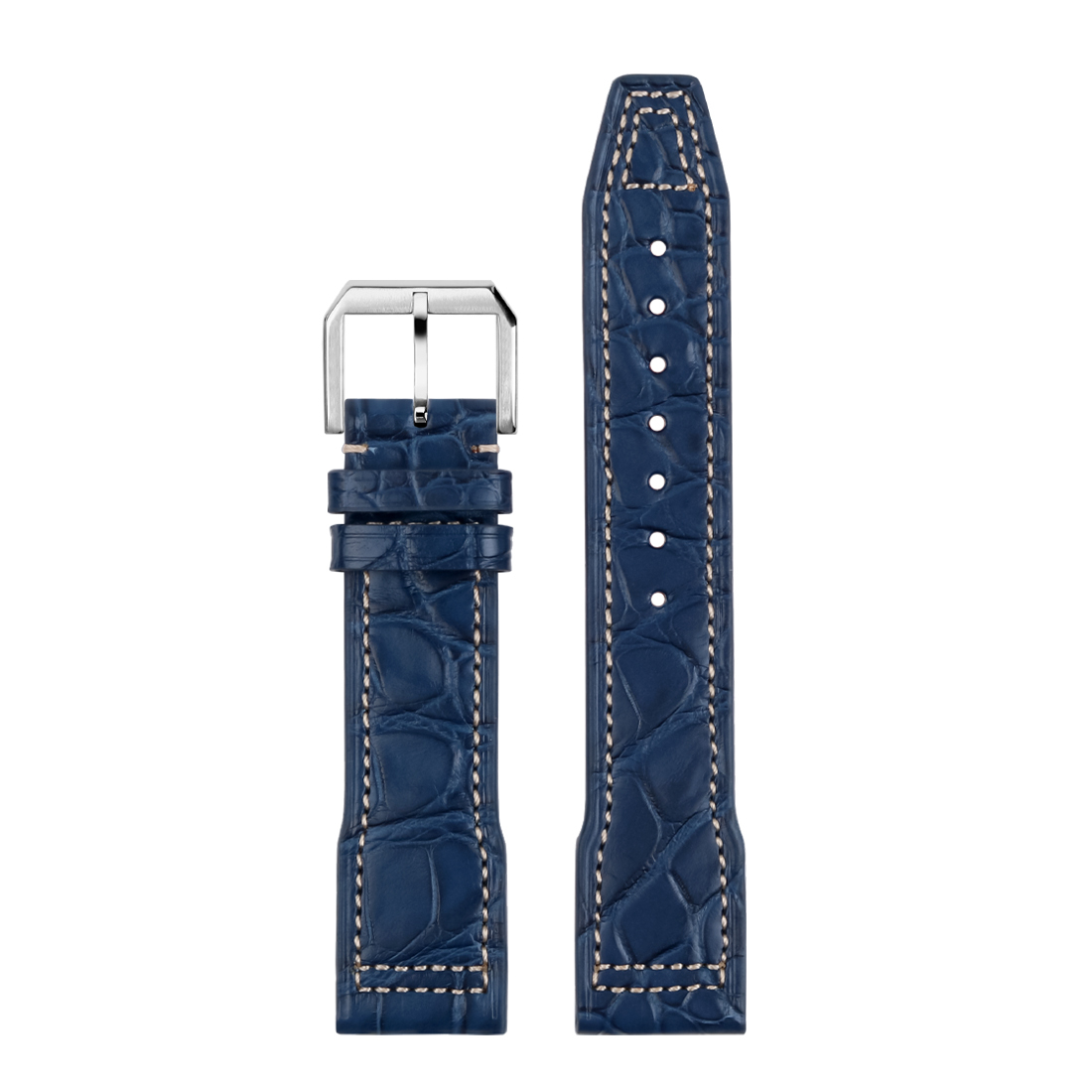 WG-EP54# Crocodile Leather Watch Strap