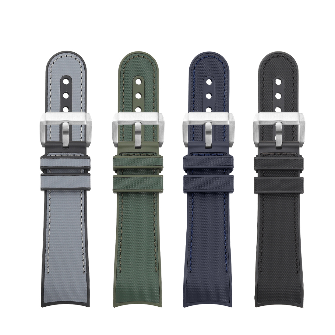 BP-FJ11# FKM Rubber Watch Strap