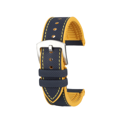 Black with Yellow Stitching