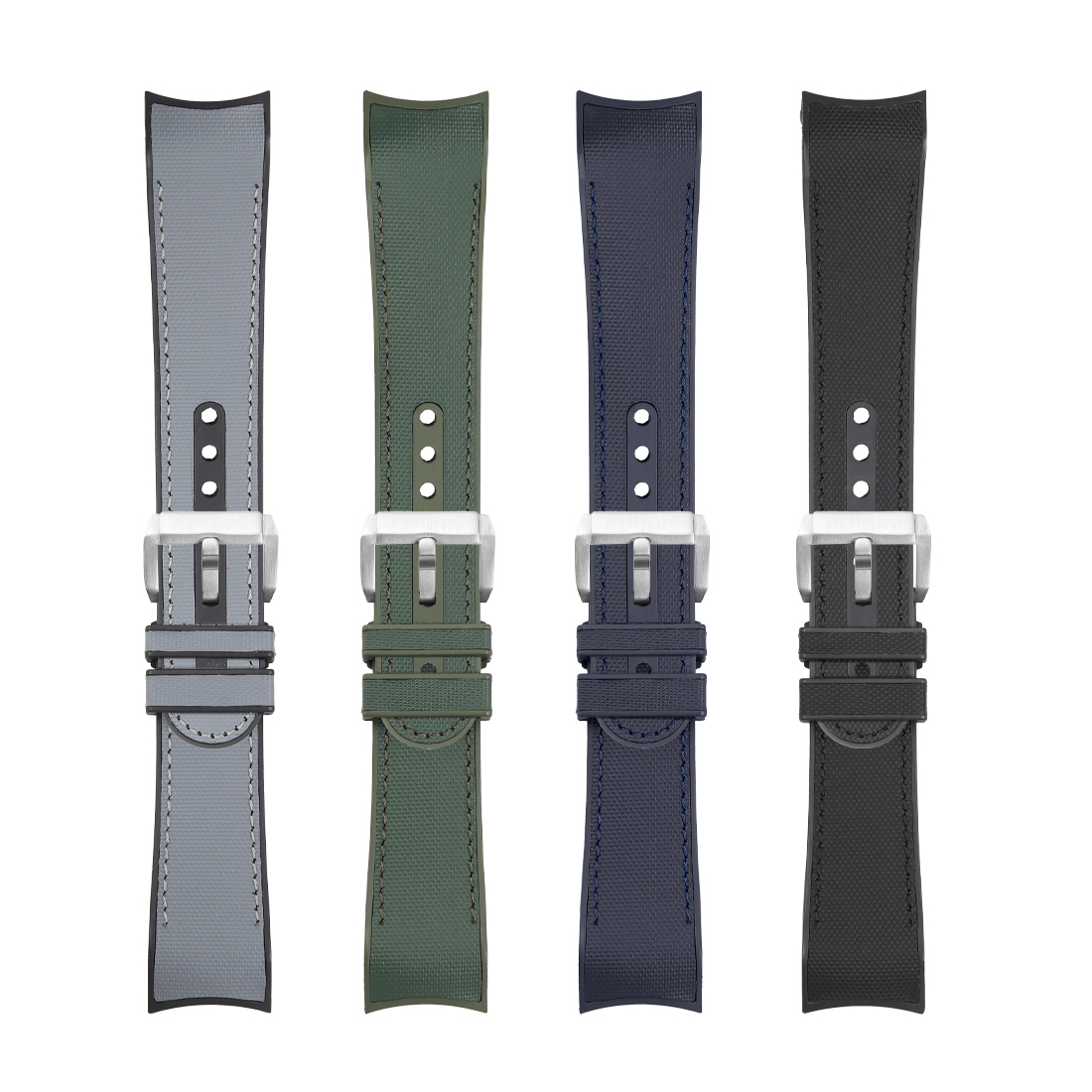 BP-FJ11# FKM Rubber Watch Strap