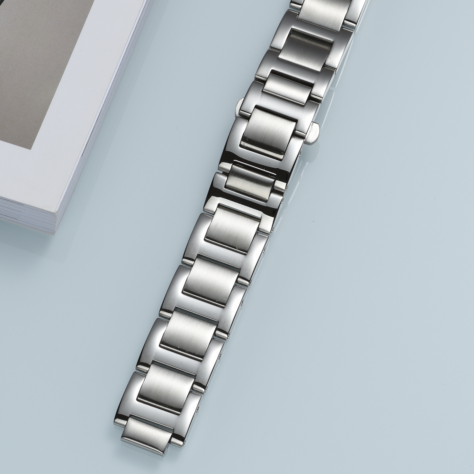 KDY-G15# Ballon Bleu Steel Watch Strap