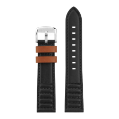 Black with Brown Bezel