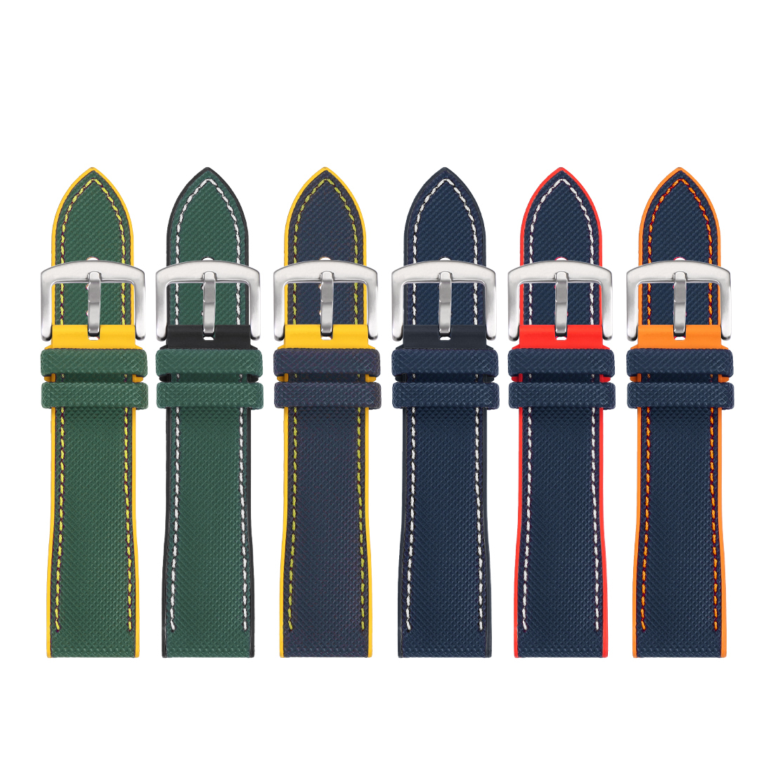 8006# FKM Rubber Watch Strap