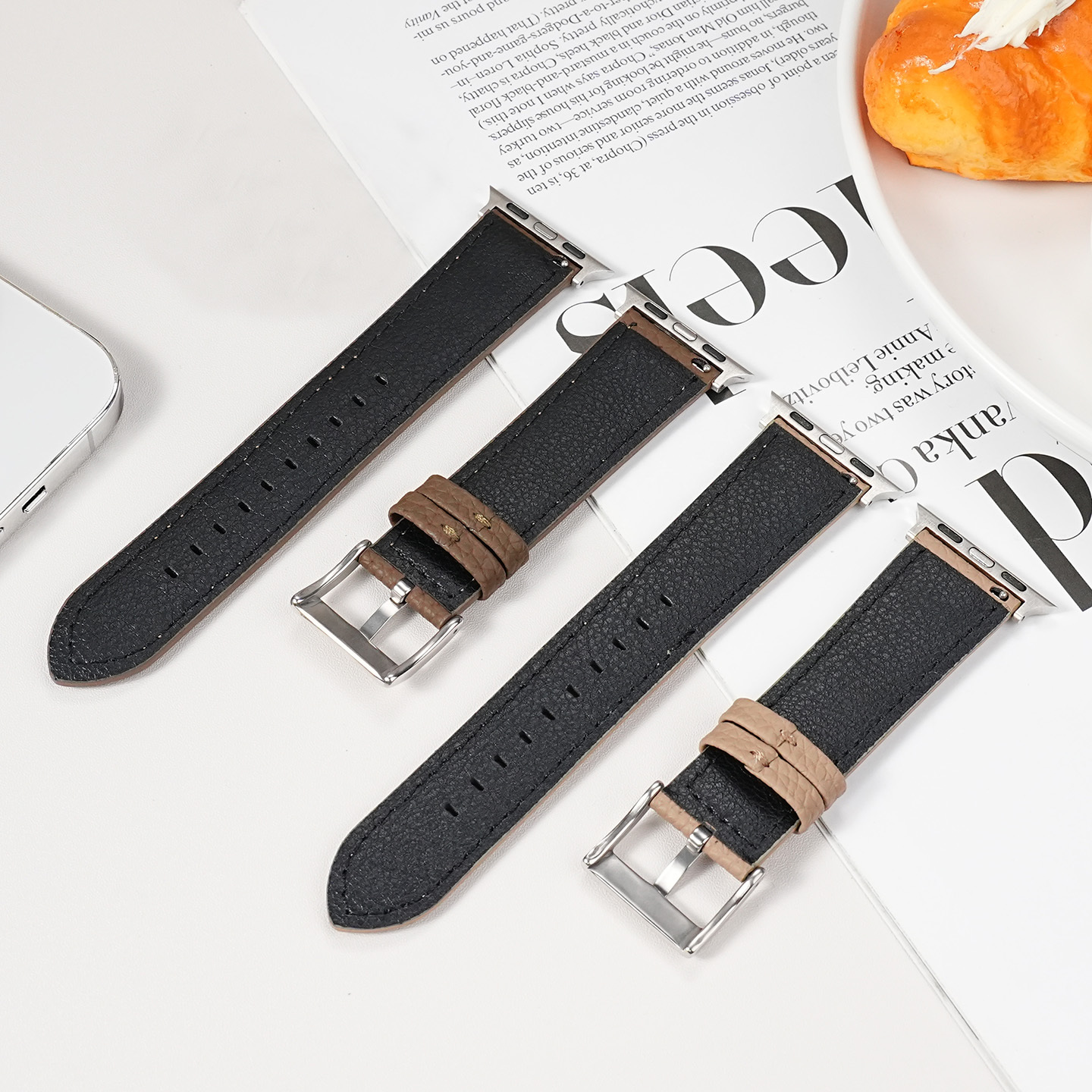 PG-P15# Cowhide Watch Strap