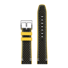 Black Face with Yellow Edge & Yellow Stitching