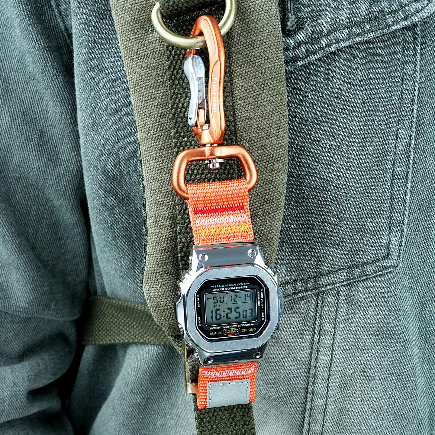 Outdoor Waterproof Sports Compatible with Casio PRJ-B00 PRW-6900/6600/60 Mountain Series Woven Nylon Watch Strap