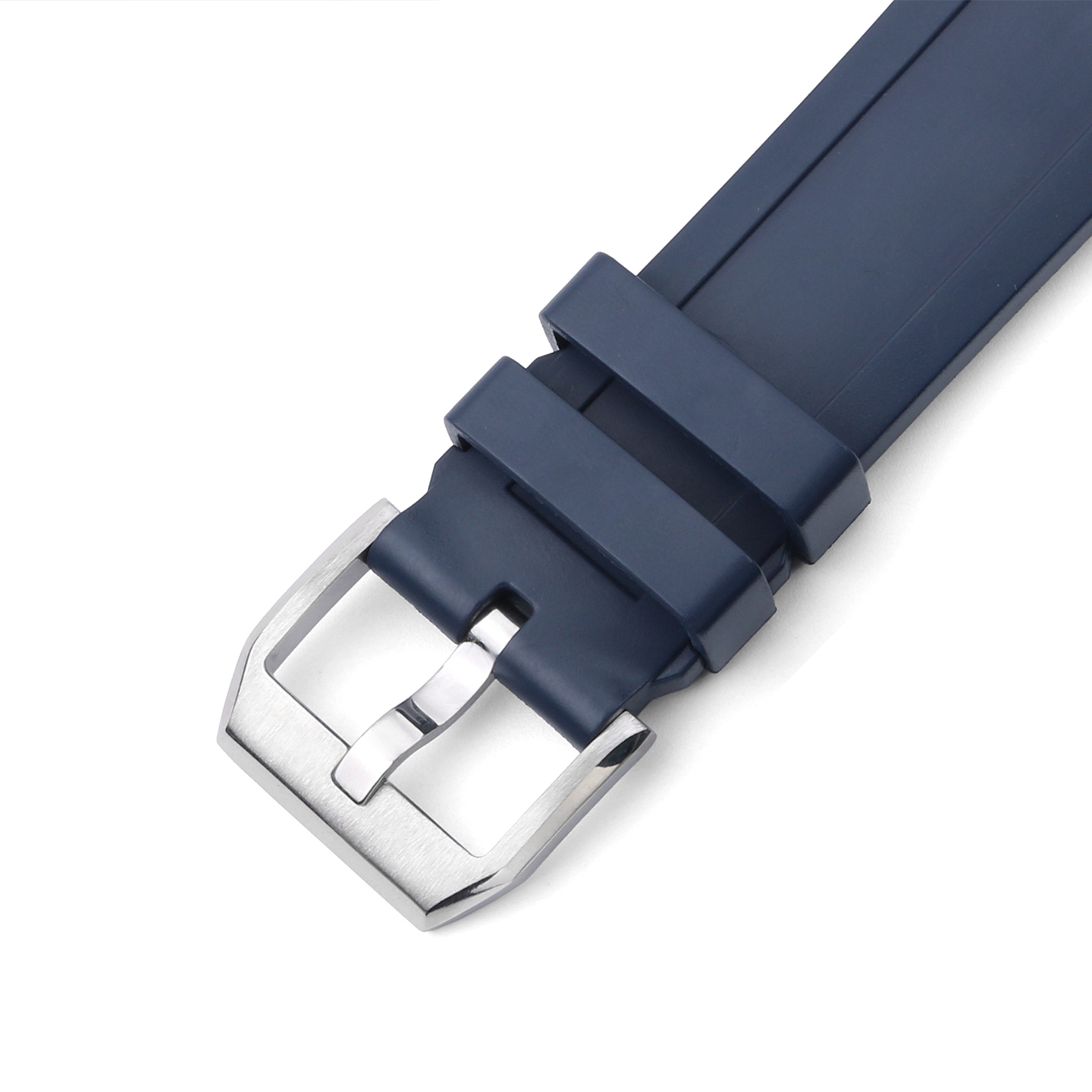 Compatible with IWC Marine Chronograph 356802, 329005, 356811 Fluororubber Watch Strap Quick-Release Interface