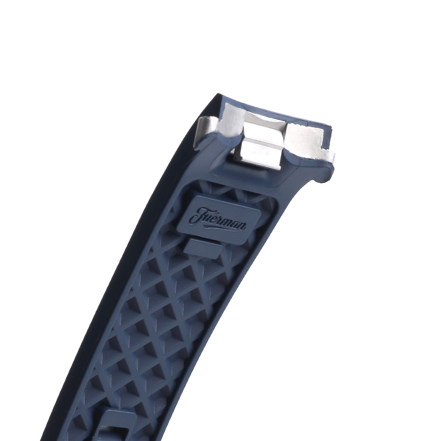 Compatible with IWC Marine Chronograph 356802, 329005, 356811 Fluororubber Watch Strap Quick-Release Interface