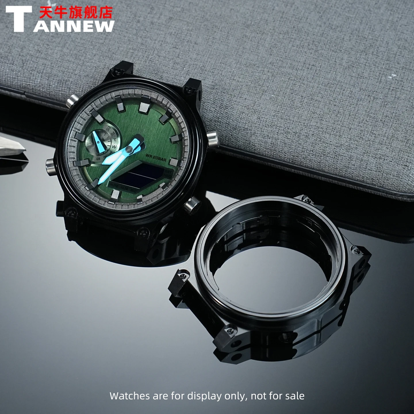 Compatible with Casio Metal Octagon GM-2100 Watch Movement Inner Case Aluminum Alloy Inner Liner Modified Watch Case