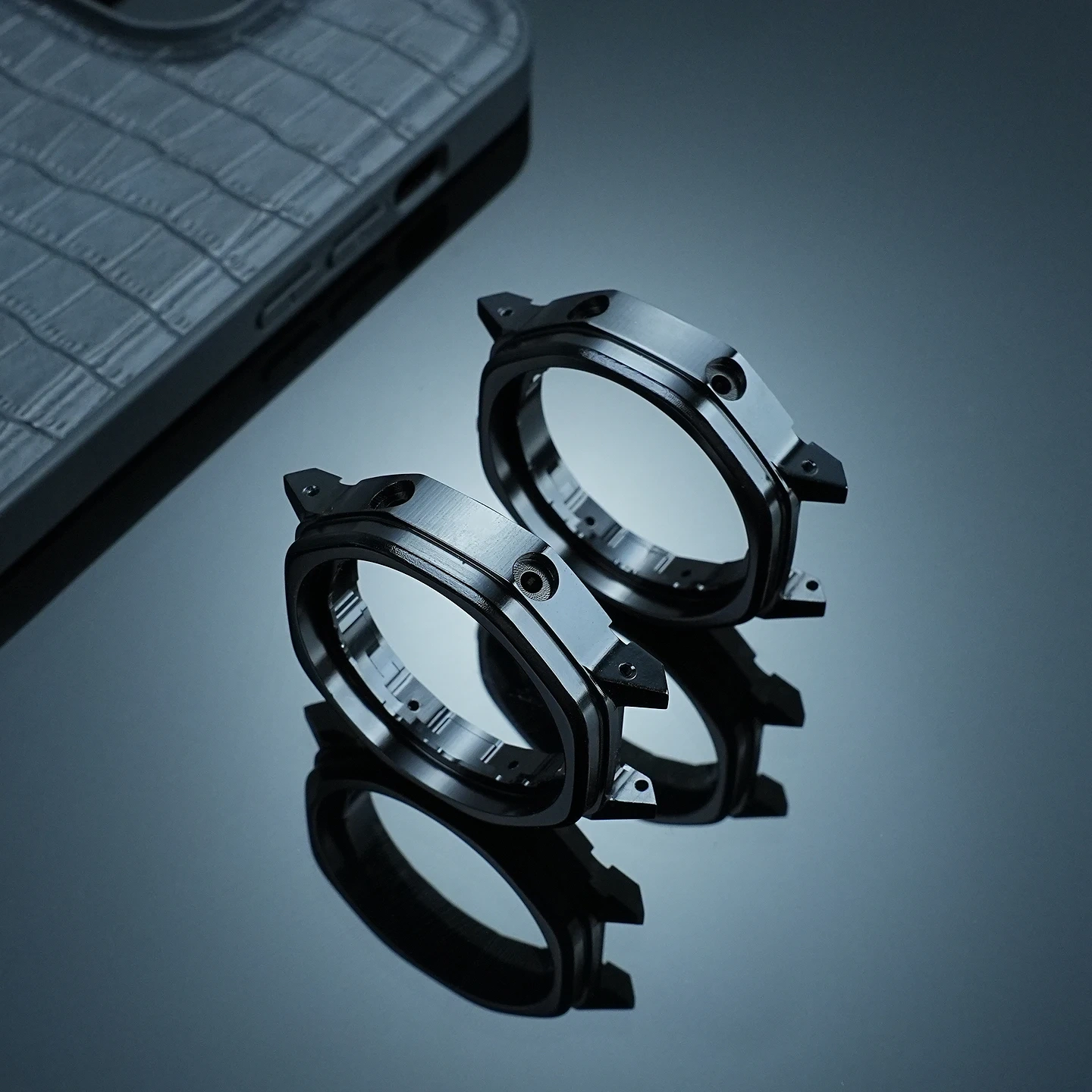 DIY Replacement Aluminum Case & Inner Shell for Casio G-Shock 'CasiOak' GA-2100, Octagon Mod Conversion Housing Kit