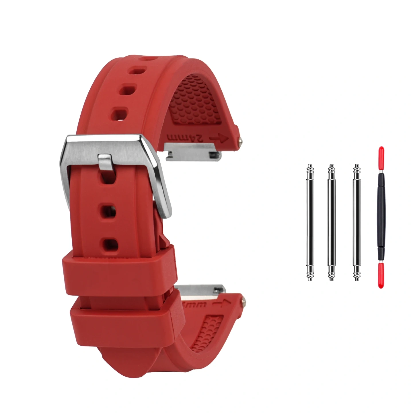Quick Release Waterproof Fluoroelastomer Strap for IWC Ingenieur IW328903 IW328901 IW328907 Sports Replacement Band for Men