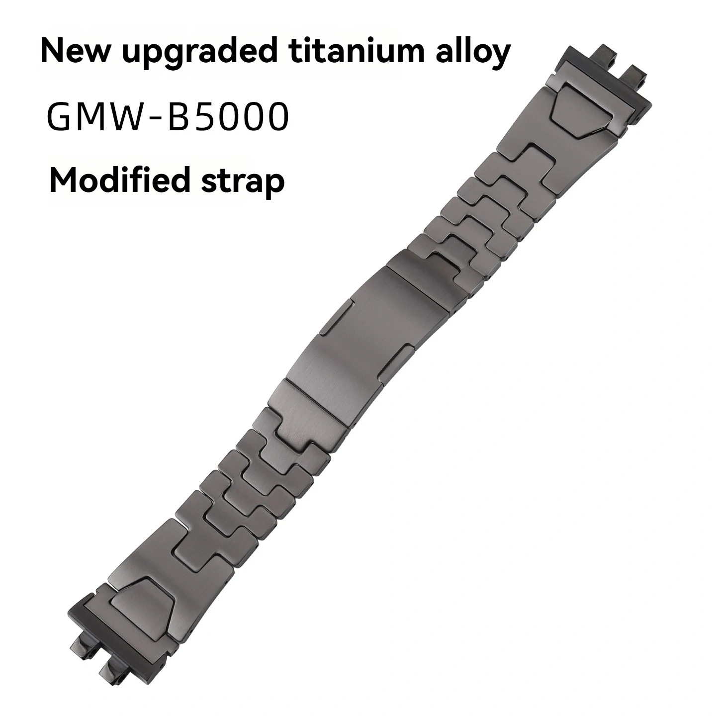 Ultra-Light Titanium Alloy Full Conversion Kit for Casio G-Shock GMW-B5000,Complete Metal Case & Bracelet Set for Square Watch