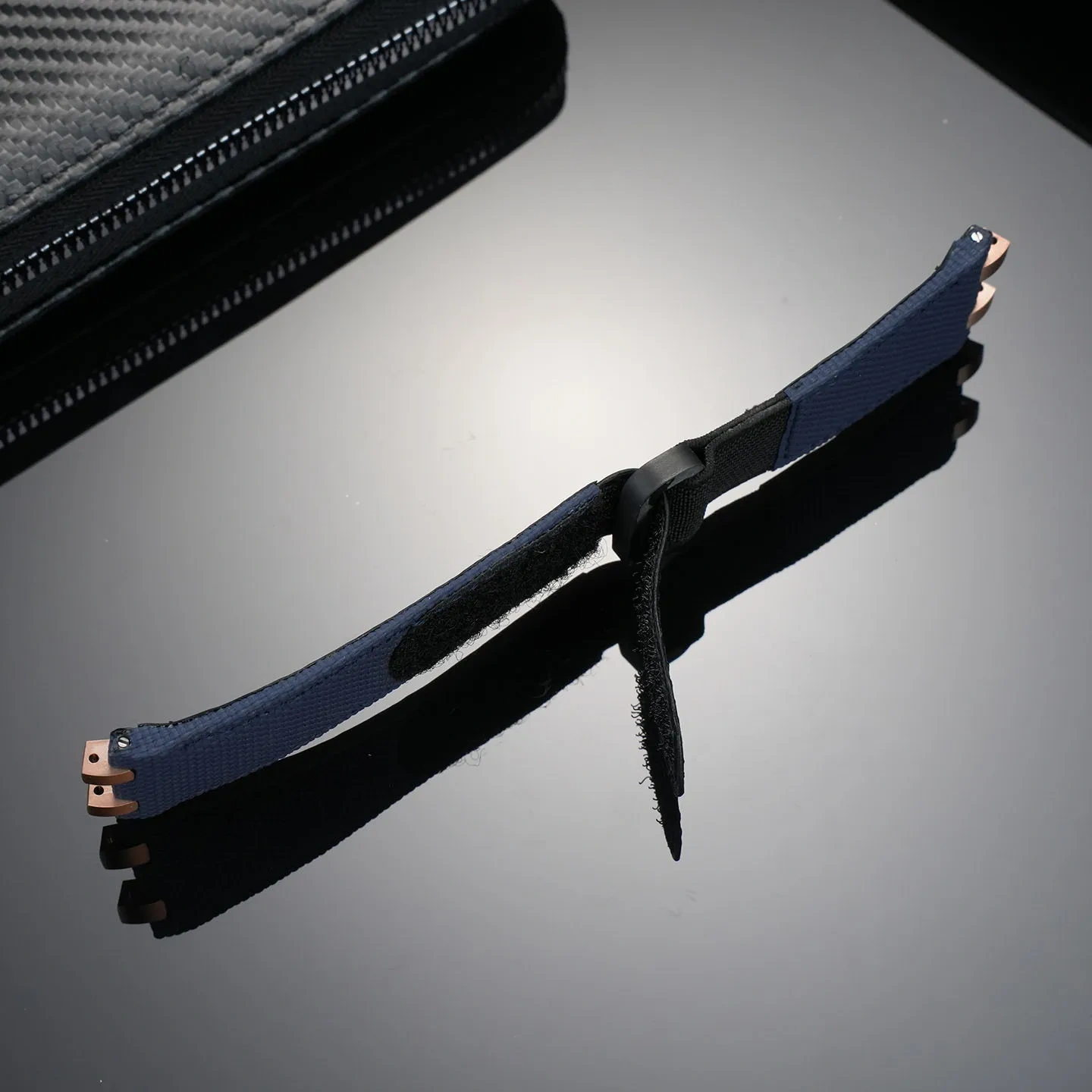 Replacement Nylon Pattern Fluoroelastomer (FKM) Strap for Audemars Piguet Royal Oak Offshore 15703 15710 15706 Conversion Band