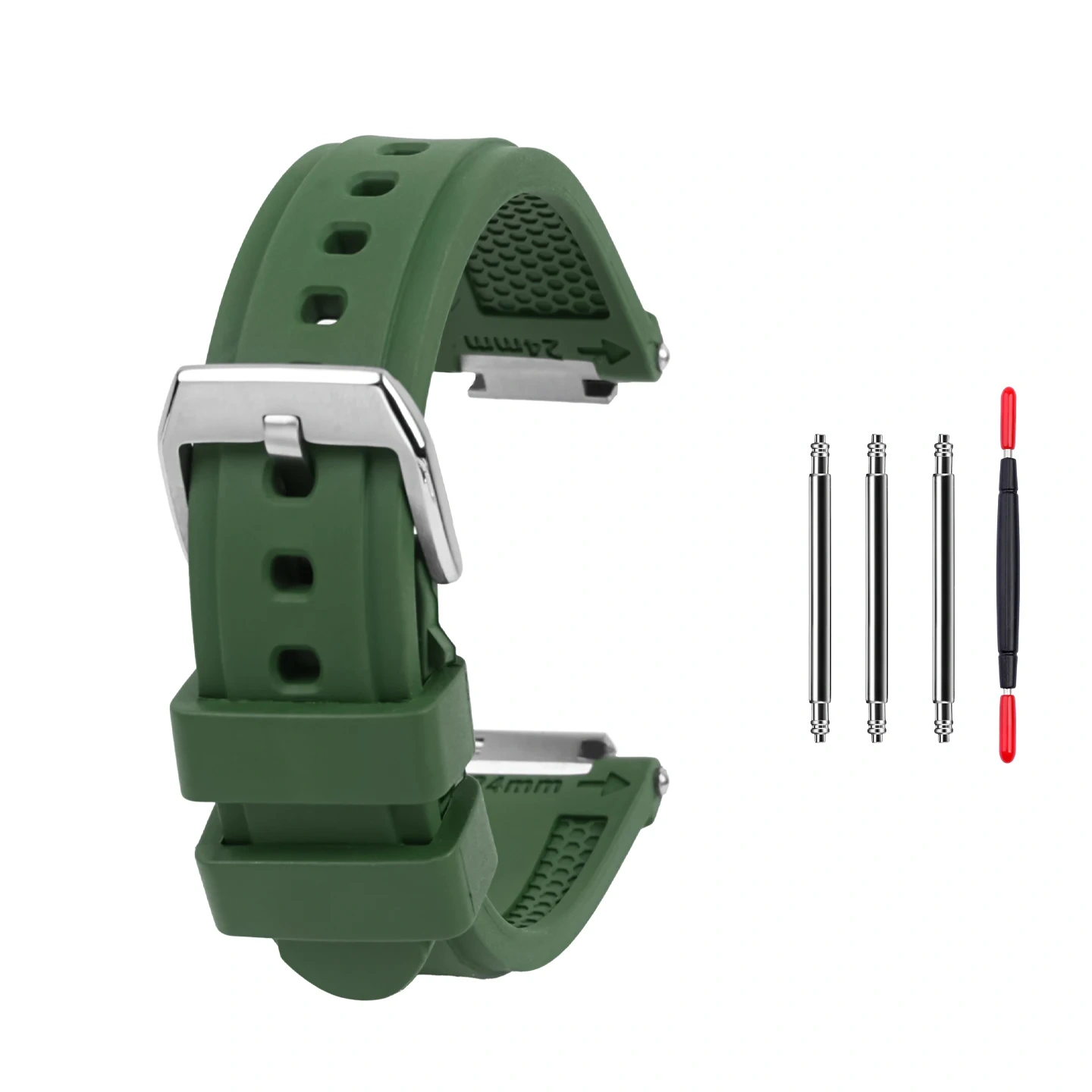 Quick Release Waterproof Fluoroelastomer Strap for IWC Ingenieur IW328903 IW328901 IW328907 Sports Replacement Band for Men