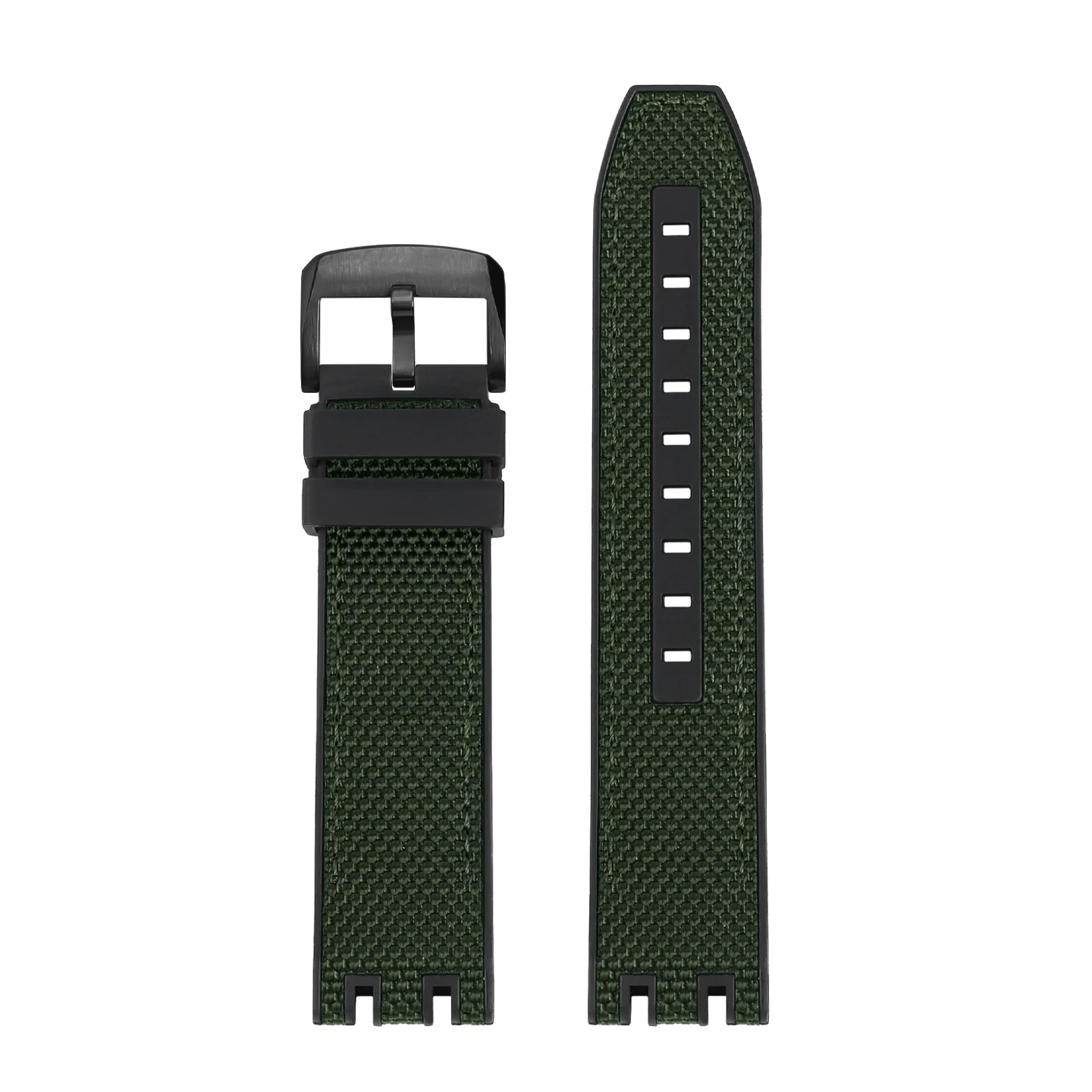 Replacement Nylon Rubber Strap for Tissot T115 MotoGP T115.417 T115.427, Waterproof Sports Racing Watch Band