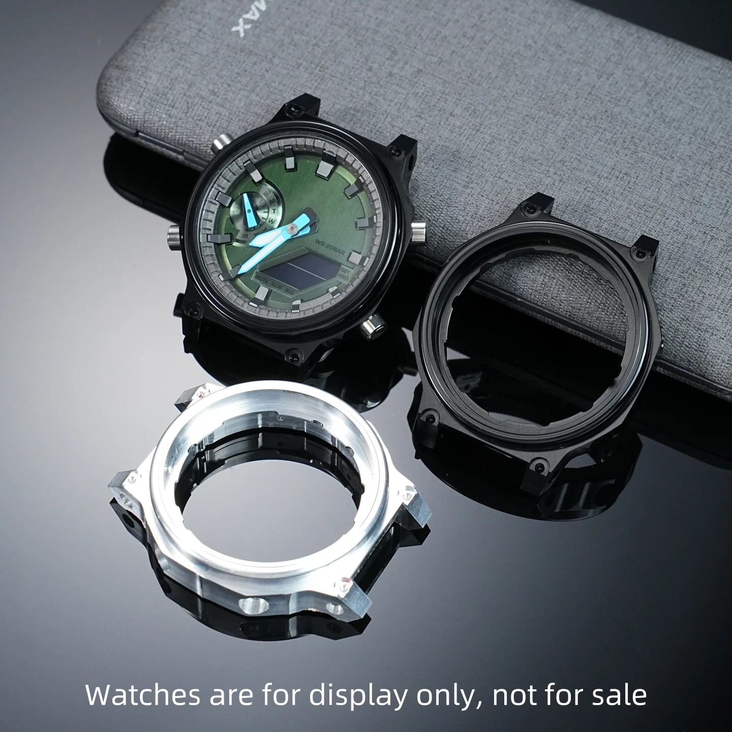 Compatible with Casio Metal Octagon GM-2100 Watch Movement Inner Case Aluminum Alloy Inner Liner Modified Watch Case