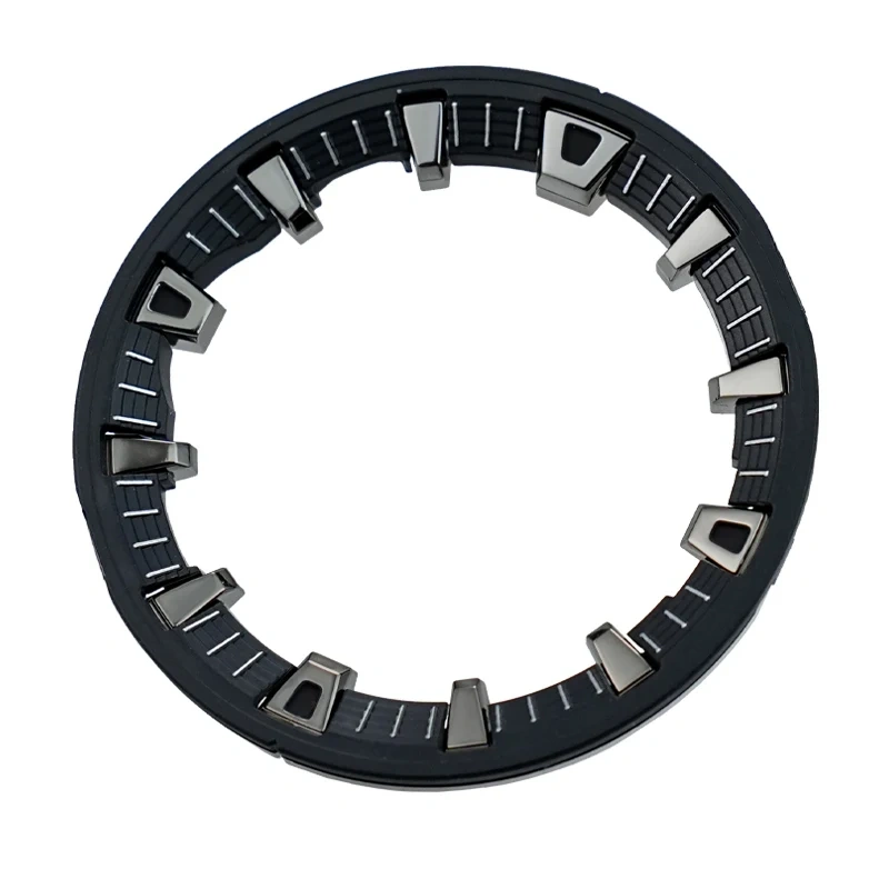 For Casio G-SHOCK GM-110B Small Steel Cannon Shadow Circle Modified Plastic Silicone Bezel Ring GM110 Scale Circle Accessories