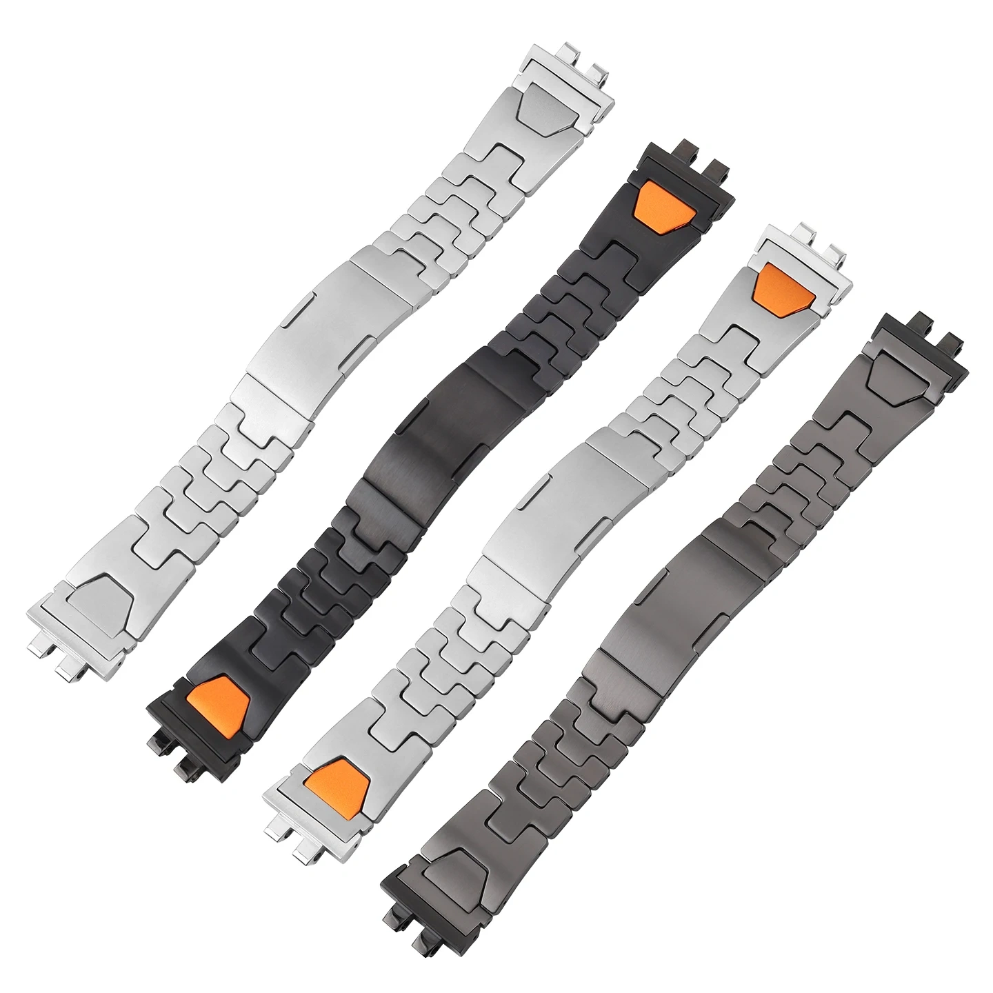 Ultra-Light Titanium Alloy Full Conversion Kit for Casio G-Shock GMW-B5000,Complete Metal Case & Bracelet Set for Square Watch