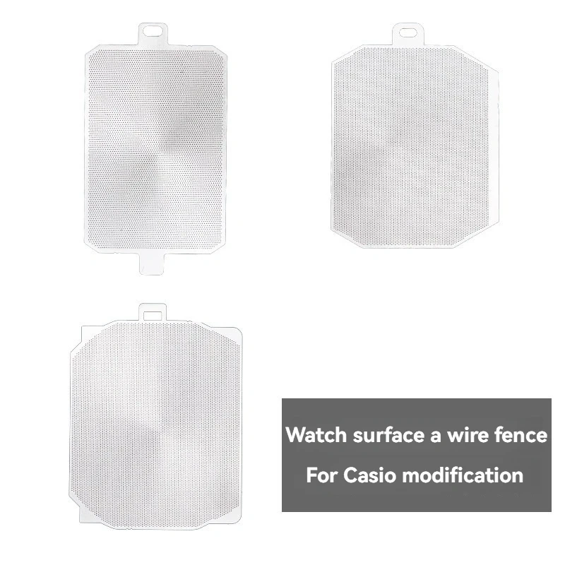 Universal Metal Mesh Sunburst Pattern Replacement Parts for Casio Square Watch 5600 5610 GMW-B5000 Premium Upgrade Accessories