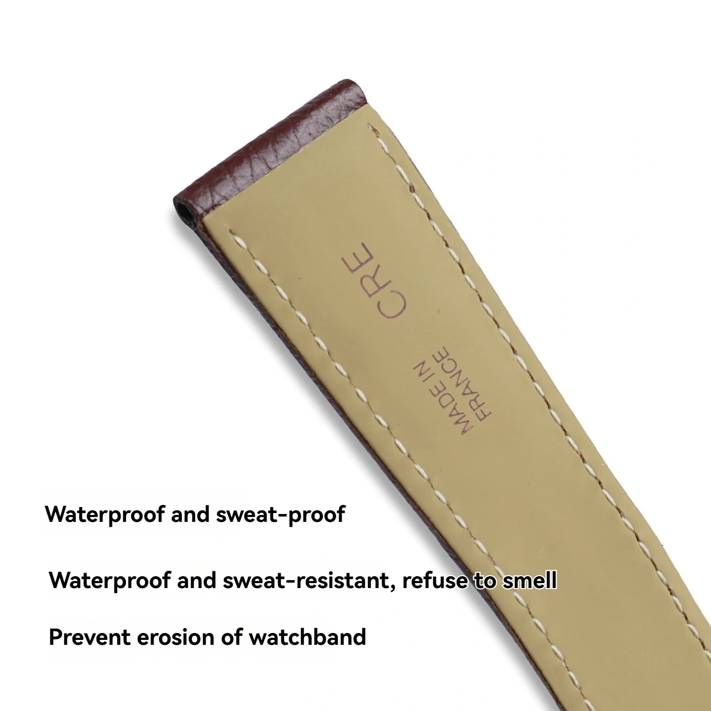 17mm 18mm 20mm Genuine Leather Watch Band for  Cartier Tank Must London Key, Replacement Calfskin Strap for Women & Men