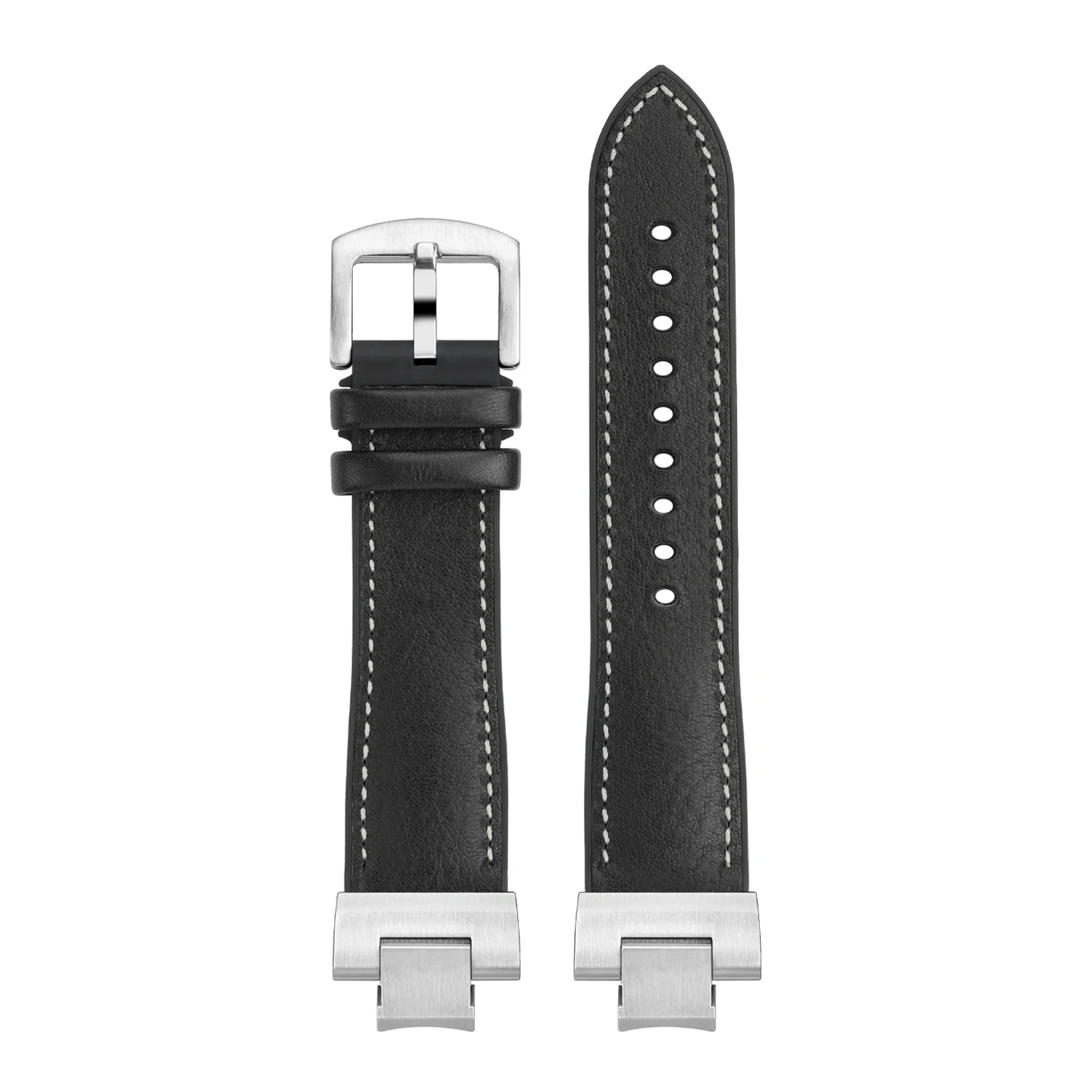 DIY Replacement Italian Leather & Rubber Hybrid Strap for Casio G-Shock GST-B400D 'Iron Heart', Waterproof Conversion Band