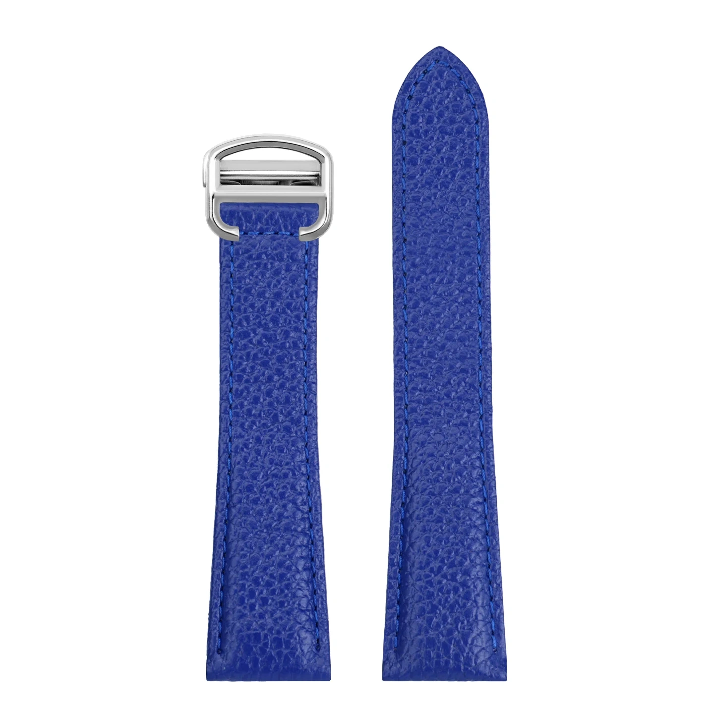 17mm 18mm 20mm Genuine Leather Watch Band for  Cartier Tank Must London Key, Replacement Calfskin Strap for Women & Men