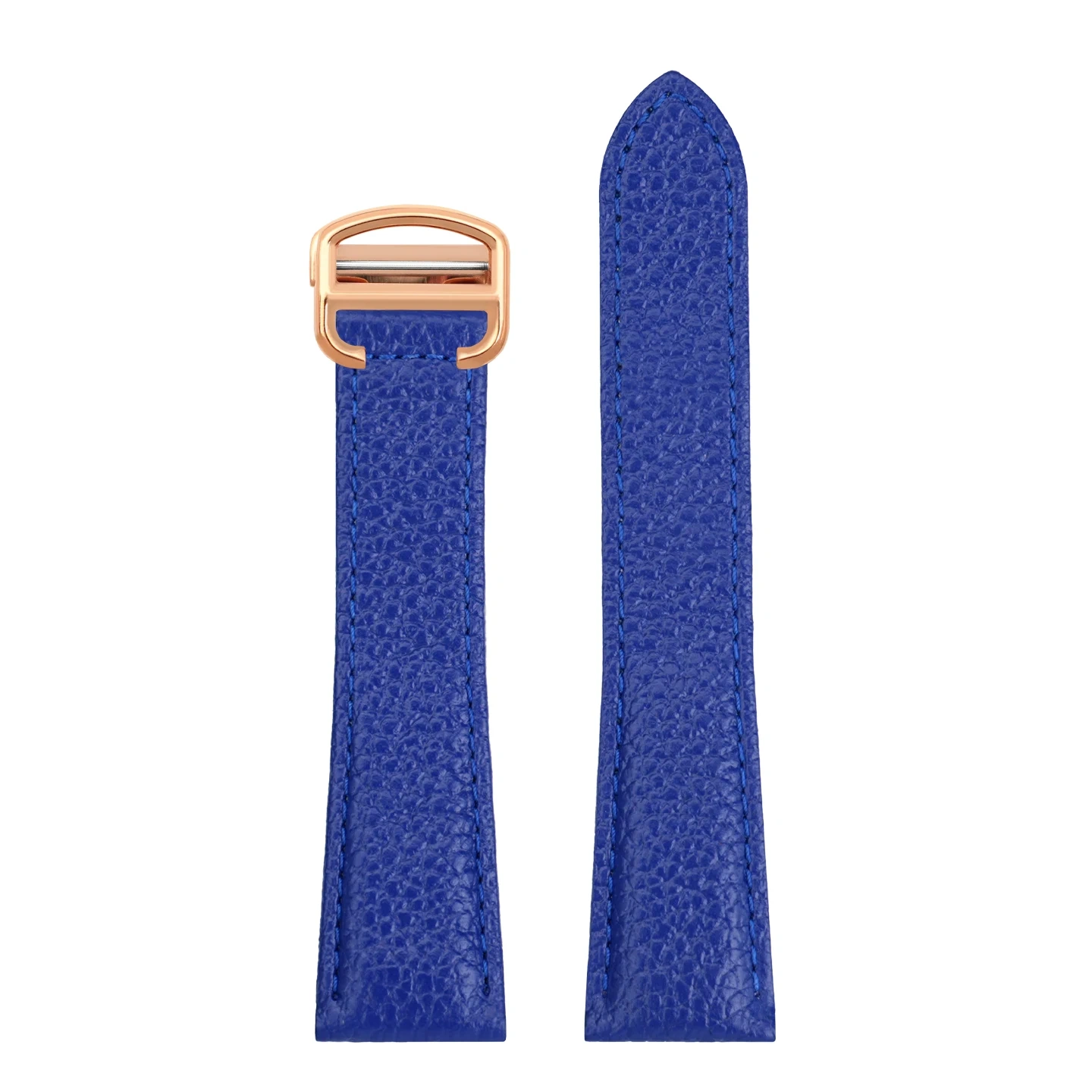 17mm 18mm 20mm Genuine Leather Watch Band for  Cartier Tank Must London Key, Replacement Calfskin Strap for Women & Men