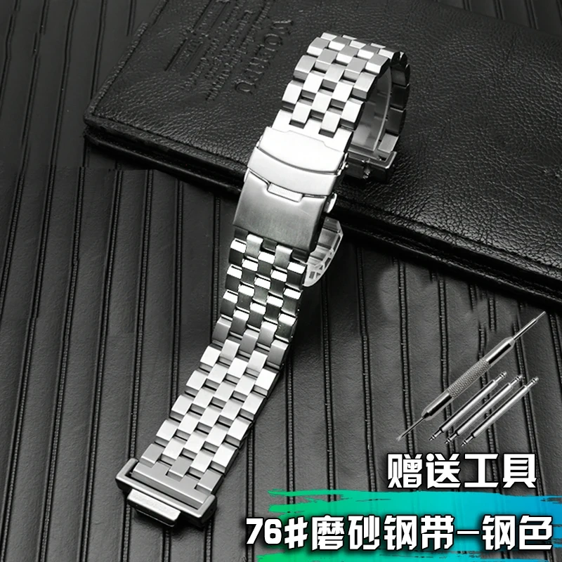 Retrofit Solid Stainless Steel Watch Band Bracelet 16mm For Casio Series GBX100 GA100 GA110 DW5600 DW5000 M5610 Men Watch Strap