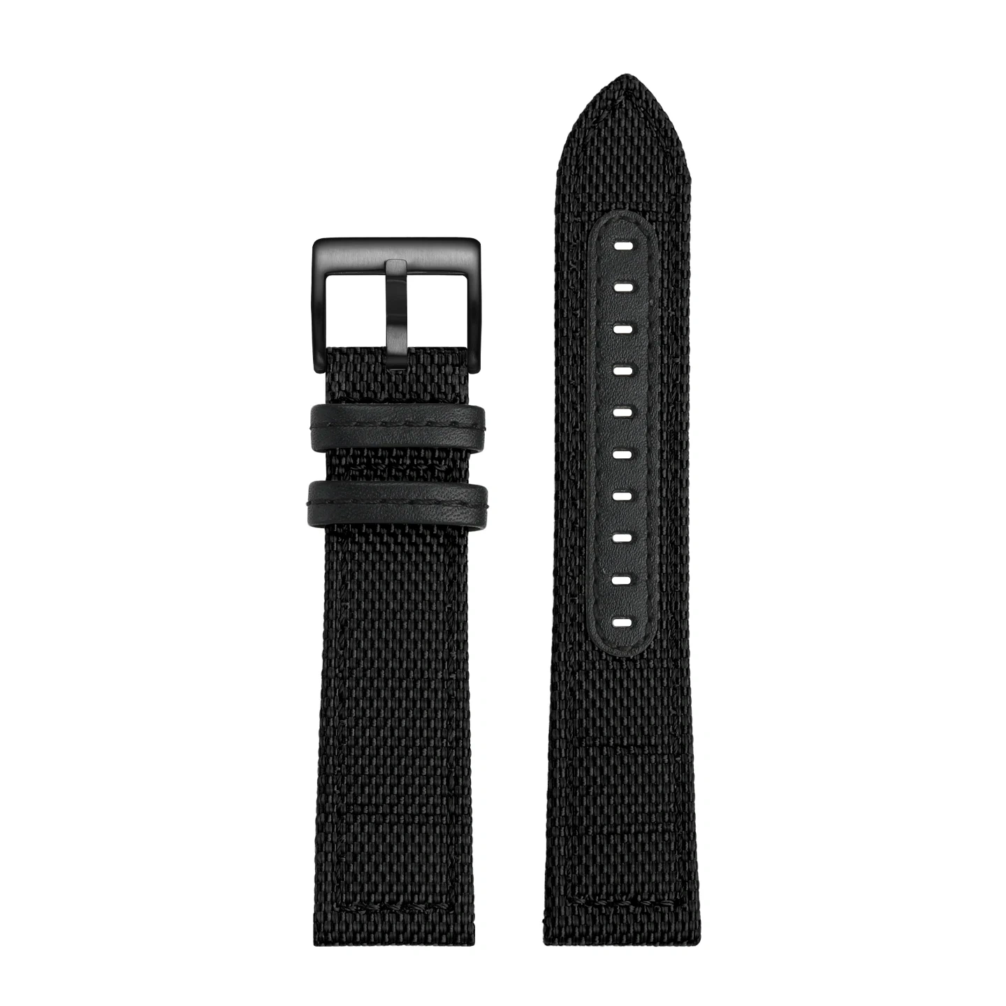 Replacement Woven Canvas/Nylon Strap for Seiko 5 SNZG11J1 SNZG07J1,Tuna,& Chronograph Series,22mm Men's Watch Band