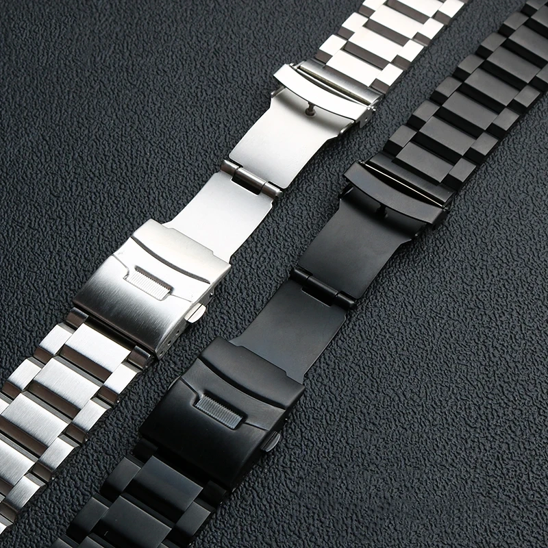 Retrofit Solid Stainless Steel Watch Band Bracelet 16mm For Casio Series GBX100 GA100 GA110 DW5600 DW5000 M5610 Men Watch Strap