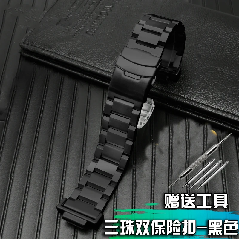 Retrofit Solid Stainless Steel Watch Band Bracelet 16mm For Casio Series GBX100 GA100 GA110 DW5600 DW5000 M5610 Men Watch Strap