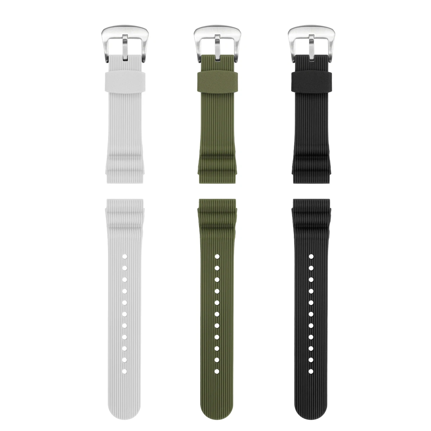 Replacement Silicone/Rubber Dive Strap for Seiko 5 Sports SRPA21J1 Tuna SRP601J1 SKX007 Turtle 22mm Waterproof Band for Men