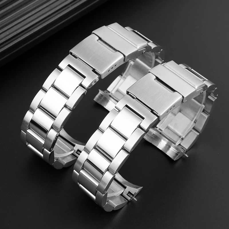 21mm Watch Band For LONGINES Stainless Steel Bracelet Original Longines Strap Concas 41mm Dial L3.742 L3.781 Men Metal Bracelet