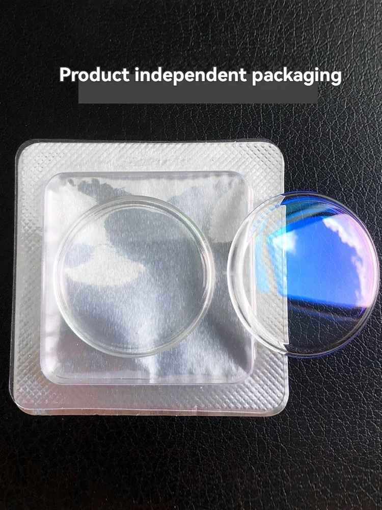 32mm Flat Top Mineral Glass Crystal with Large Beveled Edge transparent Replacement Watch Glass for Seiko Scratch-Resistant Lens