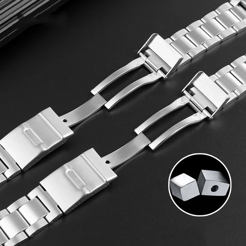 21mm Watch Band For LONGINES Stainless Steel Bracelet Original Longines Strap Concas 41mm Dial L3.742 L3.781 Men Metal Bracelet