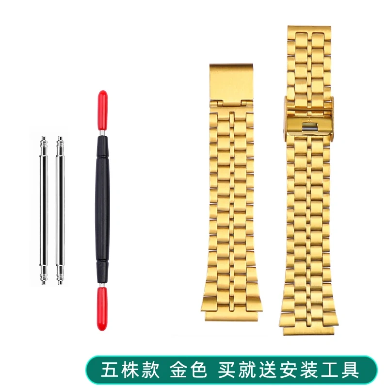 A168 Metal Case Mod Kit for Casio 3298 Watch - Stainless Steel Bezel & Strap Replacement, Glass Lens, DIY Tool Parts (Silver）