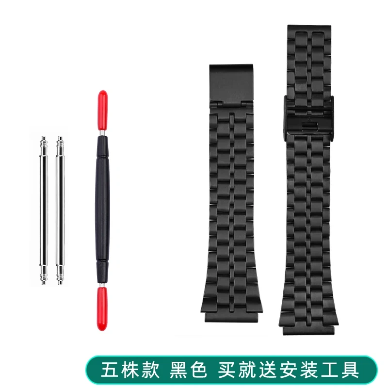 A168 Metal Case Mod Kit for Casio 3298 Watch - Stainless Steel Bezel & Strap Replacement, Glass Lens, DIY Tool Parts (Silver）
