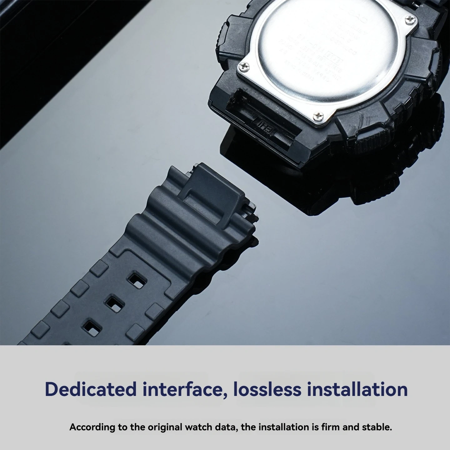 For Casio MRW-S300H-3BV S310H Resin Strap, Replacement Watch Band for Men, Unisex Resin Watch Band Accessories